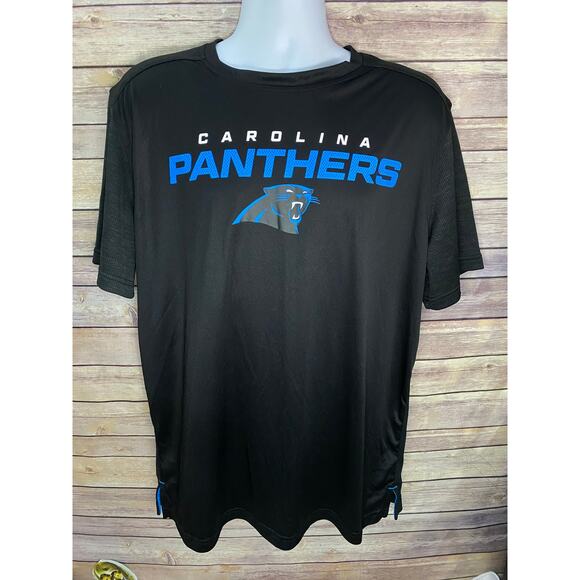 Carolina Panthers NFL T-Shirt – Men’s XL, Black Short Sleeve by Fanatics - Picture 1 of 7